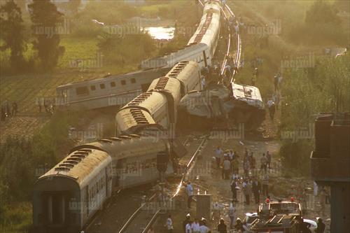 حادث قطار الاسكندرية تصوير رافي شاكر
